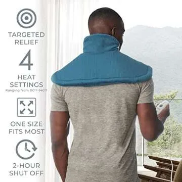 PureRelief Neck & Shoulder Heating Pad - 4 Heat Settings