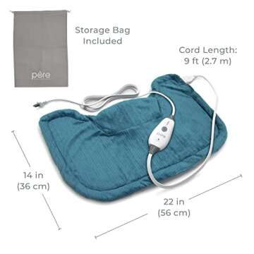 PureRelief Neck & Shoulder Heating Pad - 4 Heat Settings
