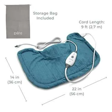 PureRelief Neck & Shoulder Heating Pad - 4 Heat Settings