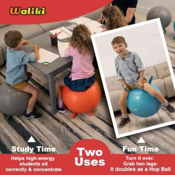 WALIKI Classroom Chair Ball – Flexible Active Seating for Kids