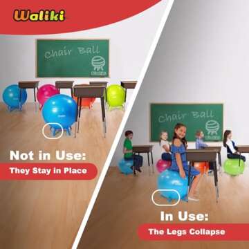 WALIKI Classroom Chair Ball – Flexible Active Seating for Kids