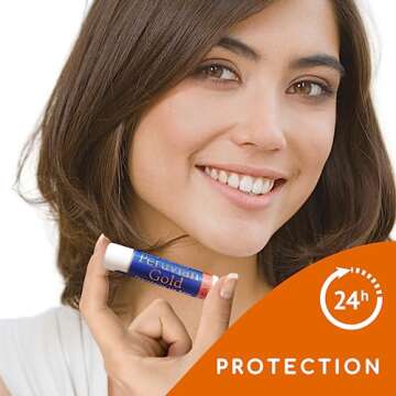 Lip Balm - Raw Cacao - Therapeutic Lip Care 24 hour protection - Organic, Fair Trade, Raw - Unprocessed Peruvian cacao #1 ingredient