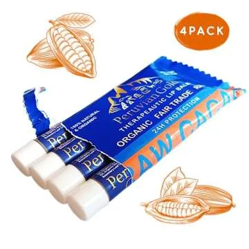 Raw Cacao Lip Balm Set - Organic Lip Care for All Ages