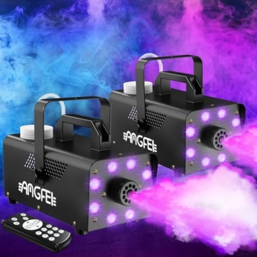 Portable 900W Fog Machine Kit with Lights & Remote Control for Halloween Parties