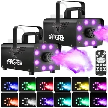 Fog Machine Kit with LED Lights & Remote Control