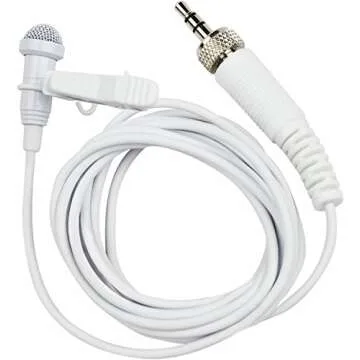 TASCAM Micro Portable Digital Audio Recorder with Lavalier Microphone, AV recording, interview recording 24-Bit/48 kHz BWAV File Format, White (DR-10WL)