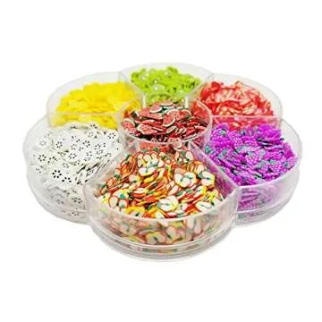 Aysekone 6300 Fruit Slices for Slime & Nail Art