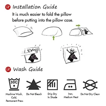 Hofdeco Stylish Water Resistant Pillow Covers Set of 2