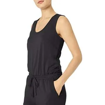 Amazon Essentials Women's Studio Terry Jumpsuit for All-Day Wear