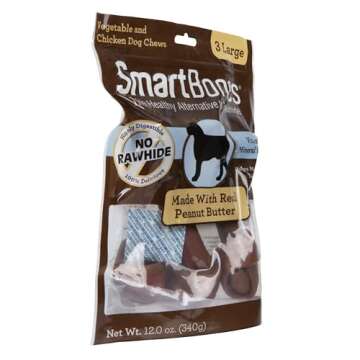 SmartBones Dog Chews - Rawhide-Free Peanut Butter Treats