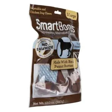 SmartBones Dog Chews - Rawhide-Free Peanut Butter Treats