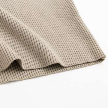 Glamaker Women's Sexy Long Sleeve Ribbed Sweater Dress Bodycon Midi Long Sweater Dresses