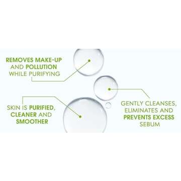 Bioderma Sébium H2O PUMP, Micellar Water, Cleansing and Make-Up Removing for Combination to Oily Skin, Green Bottle, 17 Fl Oz