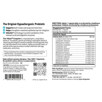 Klaire Labs Ther-Biotic Complete Probiotic - Gut Health Support