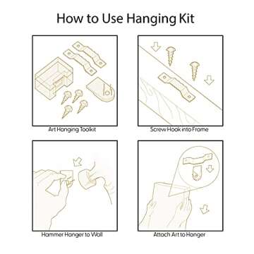 NWT Framed Wall Art Print Set Green Forest Leaf Trio Nature Plants Illustrations Modern Art Rustic Group Relax/Calm Multicolor Ultra for Living Room, Bedroom, Office - 16"x24"x3 Natural