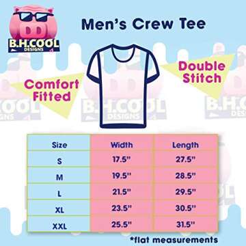 BH Cool Designs US-C-19-20-02-157261-01-13-02-05 - Men's Soft & Comfortable T-Shirt, Black, XX-Large