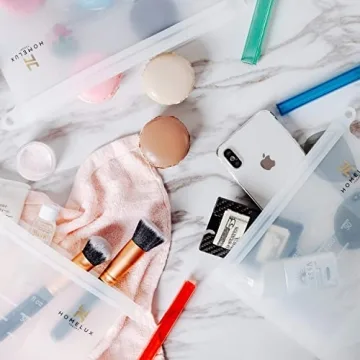 HOMELUX THEORY Reusable Freezer Bags, 4Pcs Reusable Ziploc Bags Silicone Airtight & Leakproof, Food Grade Reusable Silicone Food Storage Bags, Silicone Snack Bags for Travel, Picnic & Camping (2L, 2M)