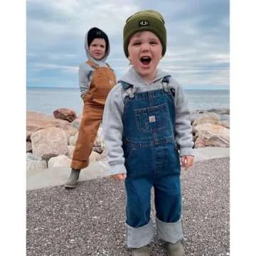 FURTALK Baby Beanie Cute Toddler Winter Hat Knit Boys Girls Warm 2 Pack Kids Embroidered Beanies Cap for 0-8 Years