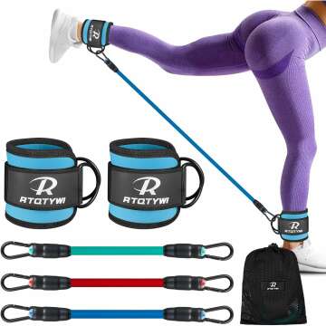 Ankle Resistance Bands Set - Strength and Versatility
