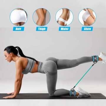 Ankle Resistance Bands Set - Strength and Versatility