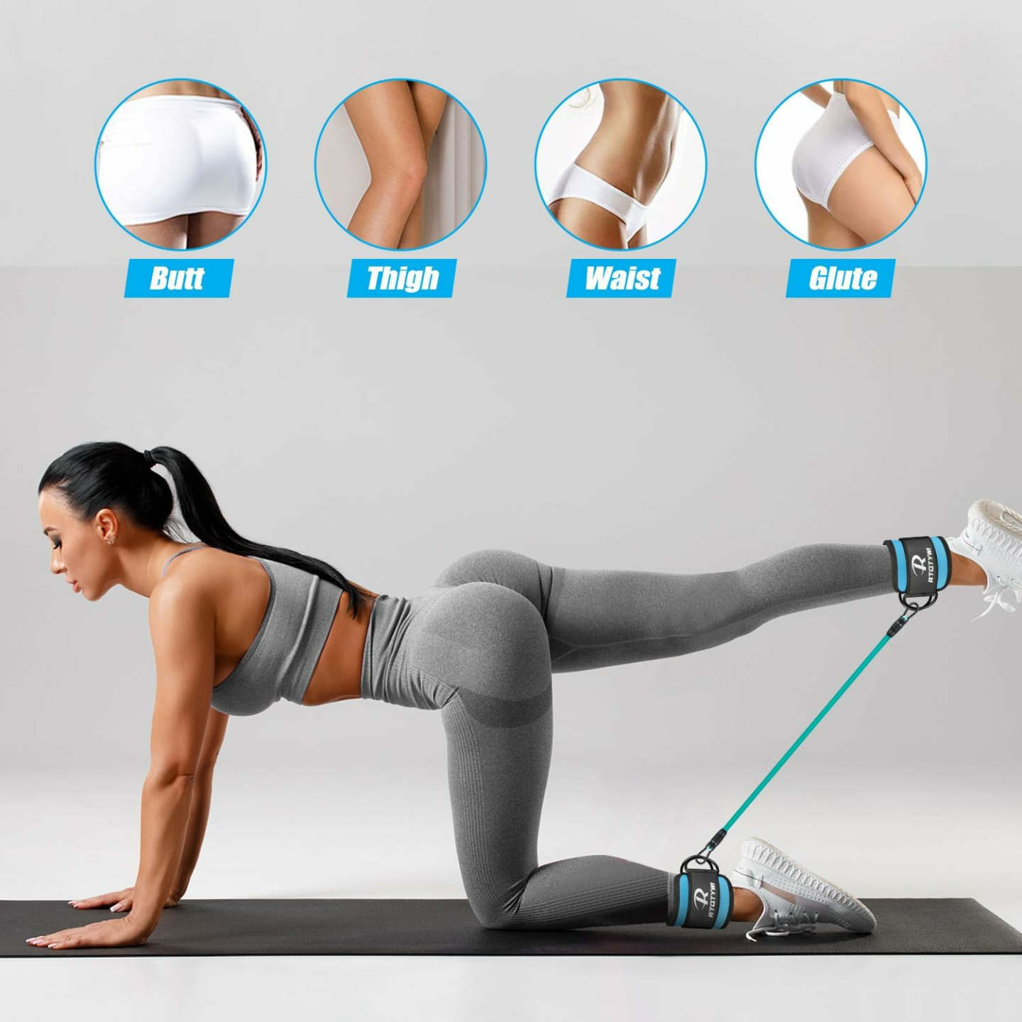 Ankle Resistance Bands Set - Strength and Versatility