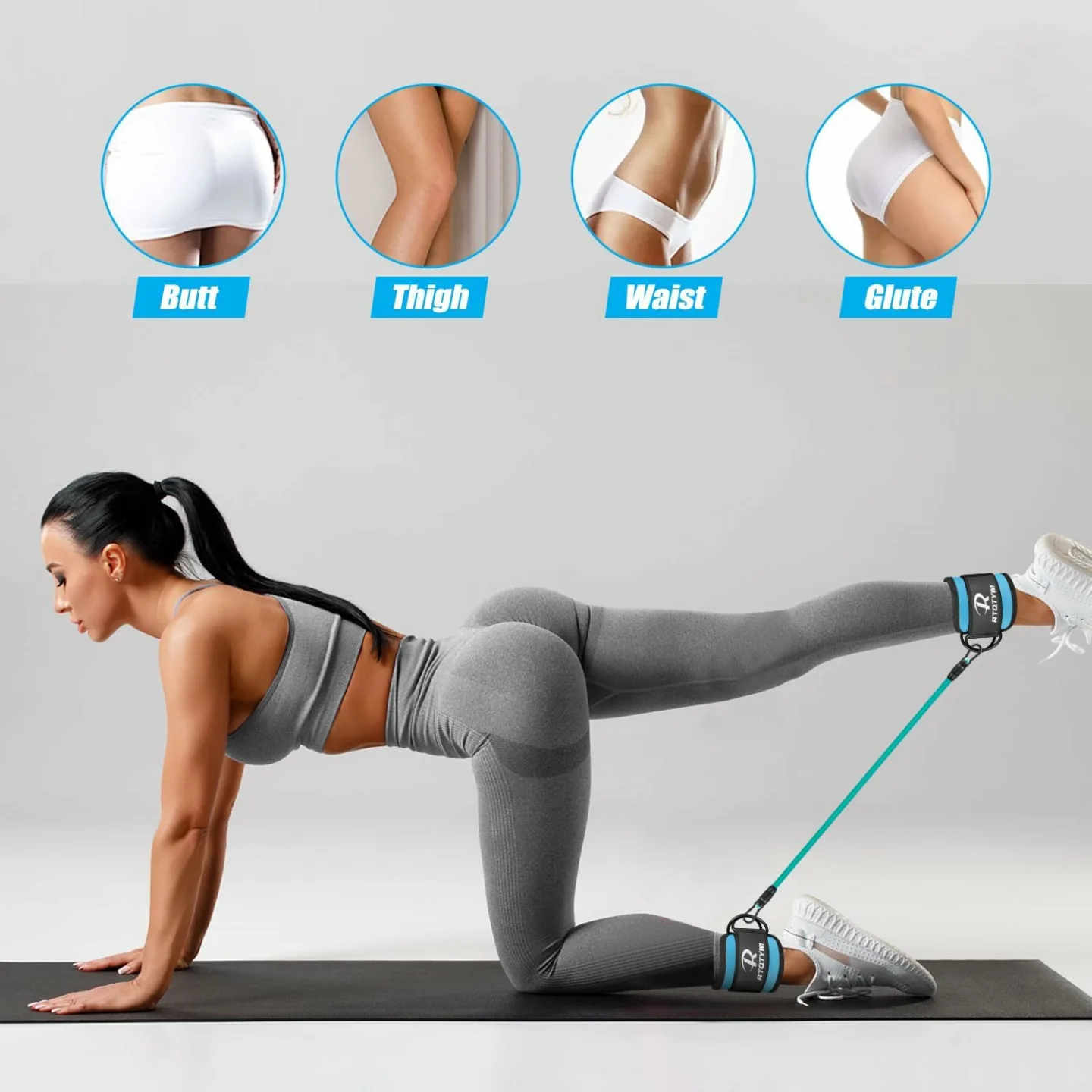 Ankle Resistance Bands Set - Strength and Versatility