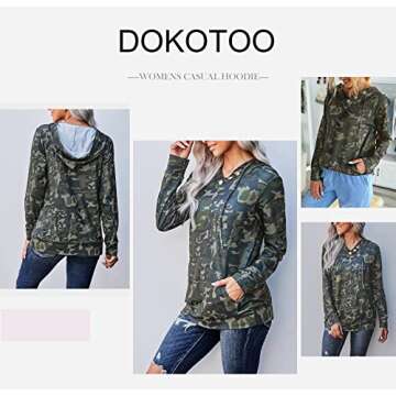 Stylish Camo Hoodie for Women - Comfortable & Chic