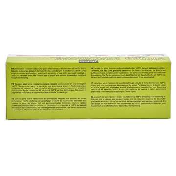 Pébéo Vitrea 160 Glossy Glass Paint Set - Assorted Colors for DIY Crafts