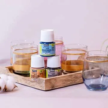 Pébéo Vitrea 160 Glossy Glass Paint Set - 10 Colors