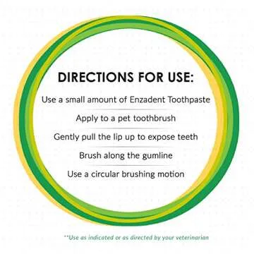 Vetoquinol Enzadent Enzymatic Toothpaste Kit + Fingerbrush & Dual-End Toothbrush for Cats & Dogs – 3.2 oz, Poultry Flavor – Oral Dental Care Kit: Removes Plaque, Polishes Teeth & Freshens Breath