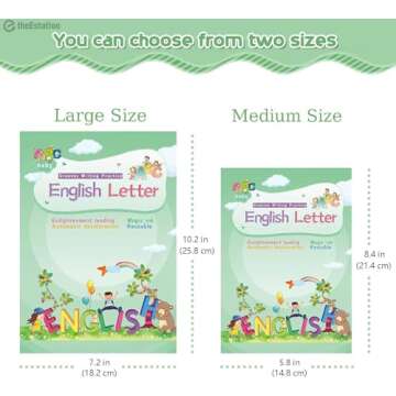 Magical Handwriting Workbooks Handwriting Practice Copybook, Handwriting Aid Magic Pen Reusable Copybook Grooves Template Design for Children Books Suitable for Children's Learning 4