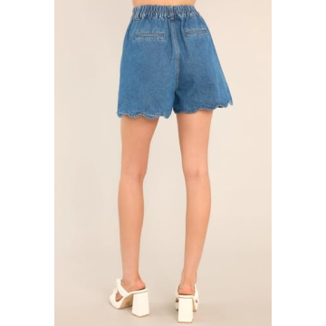 Stylish EZAPINE Denim Shorts for Women - Summer Fashion 2024