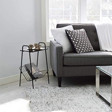 Jbikao Stylish Record Player Stand with Vinyl Storage