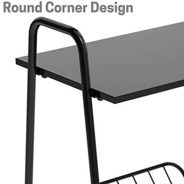 Jbikao Stylish Record Player Stand with Vinyl Storage