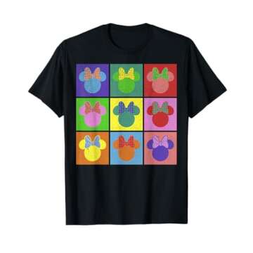 Disney Mickey And Friends Minnie Mouse Pop Art T-Shirt
