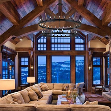 Gallery Wrought Iron Vintage Barn Chandelier for Your Home