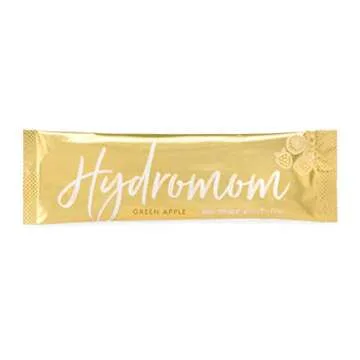 Boobie Hydromom Superfood Electrolyte Drink Mix, Green Apple | Refreshing Energy & Hydration Boost f...