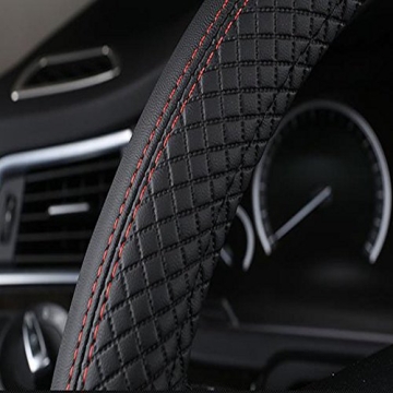 SHIAWASENA Universal Car Steering Wheel Cover - Stylish & Safe