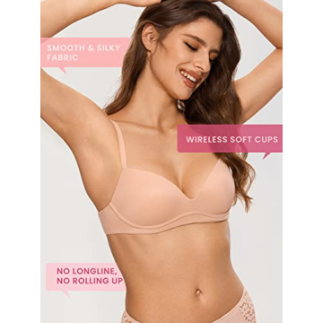 DOBREVA Wireless Push Up Bra 32DD Comfortable