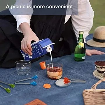 8PCS Colorful Mini Tongs for Kids - Fun Kitchen Tool