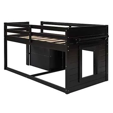 Stylish SOFTSEA Twin Loft Bed with Storage Drawers