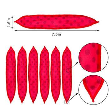 30 Pieces Hair Curler Rollers DIY Night Sleep Foam Hair Styling Tools Flexible Soft Sponge Pillow Hair Rollers With Storage Bag (5 Colors)