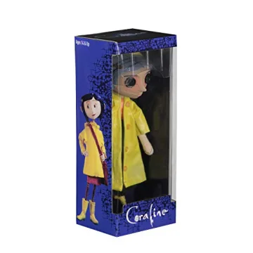 NECA Coraline Doll with Yarn Hair and Raincoat