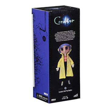 NECA Coraline Doll with Yarn Hair and Raincoat