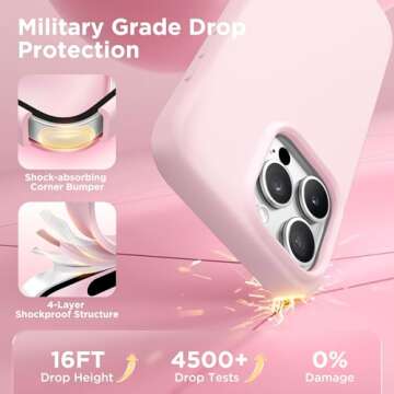 GolbinBox Magnetic iPhone 16 Pro Case with Protectors