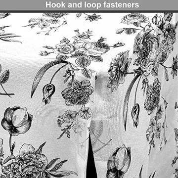 Stylish Black and White Dog Crate Cover for Pet Lovers