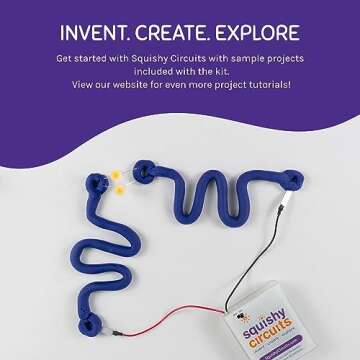 Squishy Circuits Lite Kit - Add-On Kit with an Additional Battery Holder - Explore Electrical Circuits with Play Dough - STEM Science Kits for Kids Age 8-12 - Used in Homes, Classrooms, and More!