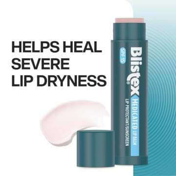 Blistex Medicated Lip Balm with SPF 15 for Dry Lips