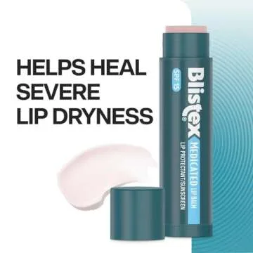 Blistex Medicated Lip Balm with SPF 15 for Dry Lips