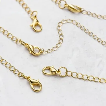 Tiparts 8 pcs Necklace Extender Set in Gold Silver